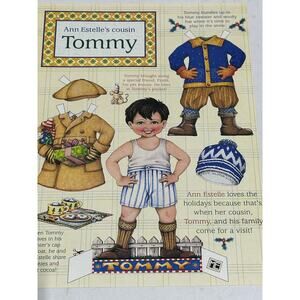 Vintage Mary Engelbreit Tommy Paper Doll Winter Holidays 8x11" ~ 260401-WH 1059